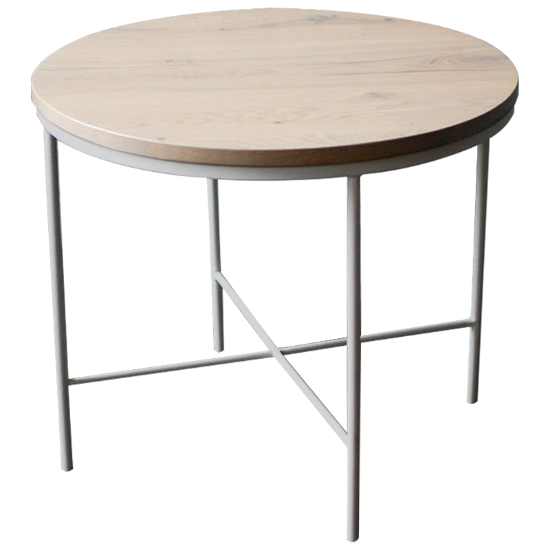   Nava White Industrial Metal Rust Coffee Table ̆     | Loft Concept 