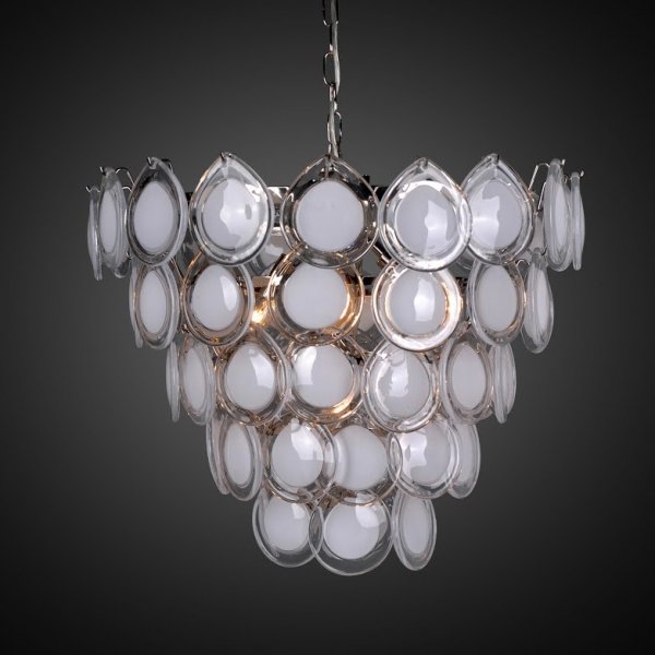  Vistosi glass disc chandelier     | Loft Concept 