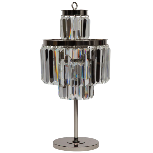 

Настольная лампа 1920S Odeon Mirror Glass Table Lamp Three-Level