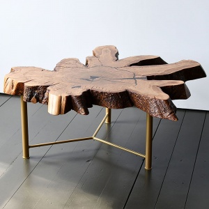 Кофейный стол Deleon Industrial Metal Rust Coffee Table