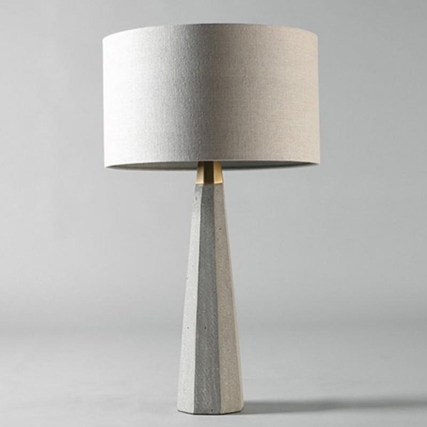   Concrete Stone Table Lamp Tube    | Loft Concept 