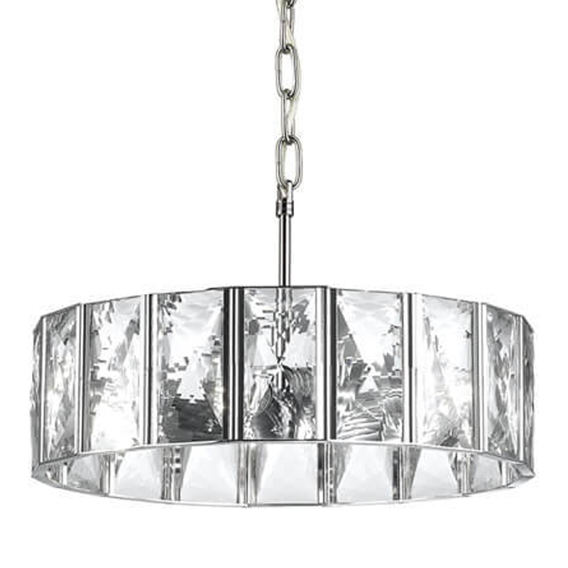  Tiers Crystal Light Chandelier Round   (Transparent)   | Loft Concept 