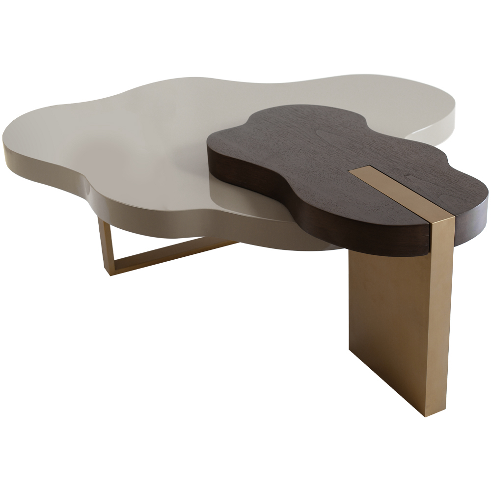 

Кофейный стол со столешницей волнистой формы Gale Curved Coffee Table