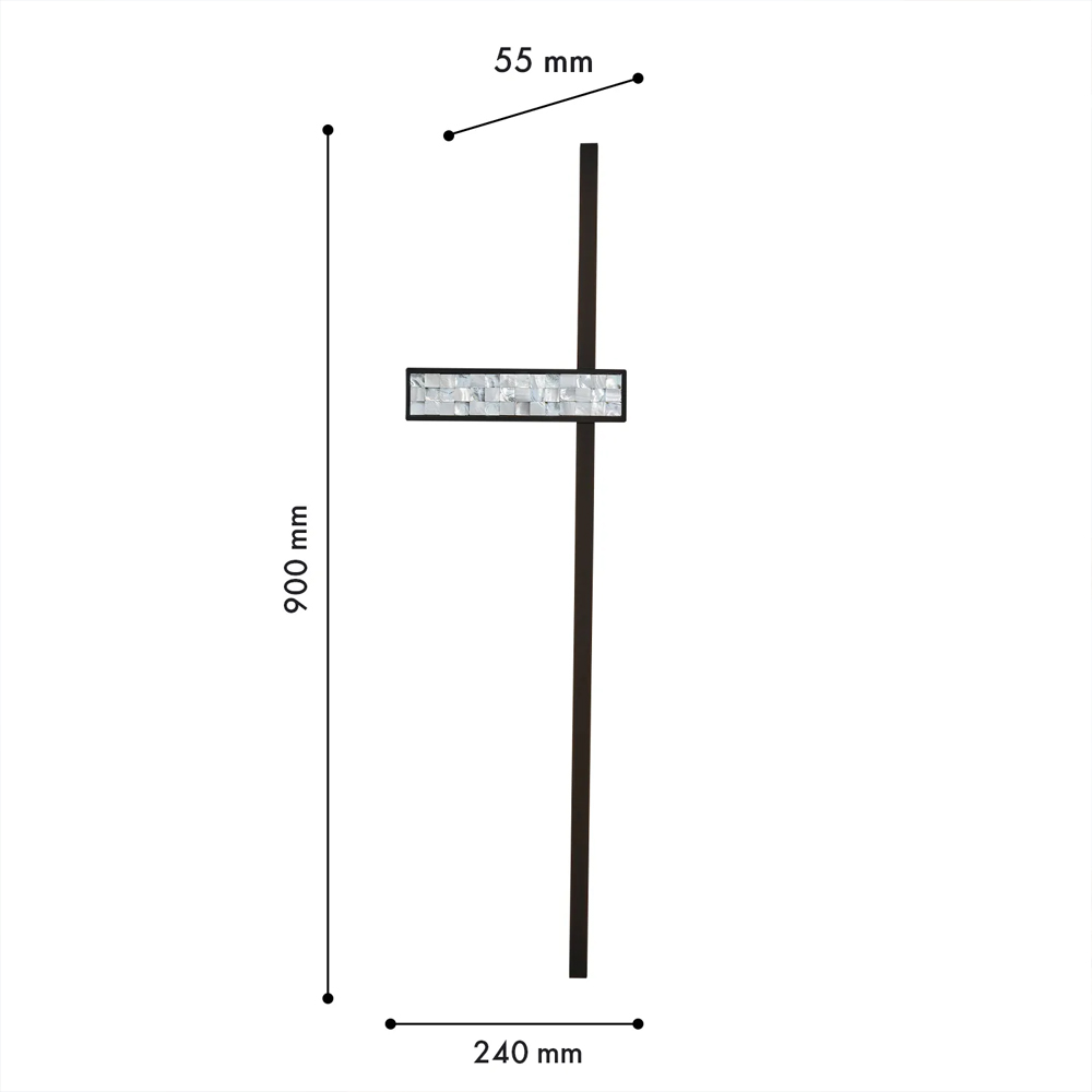 Бра с декором из перламутровой морской ракушки Touch of Marine Charm в Москве