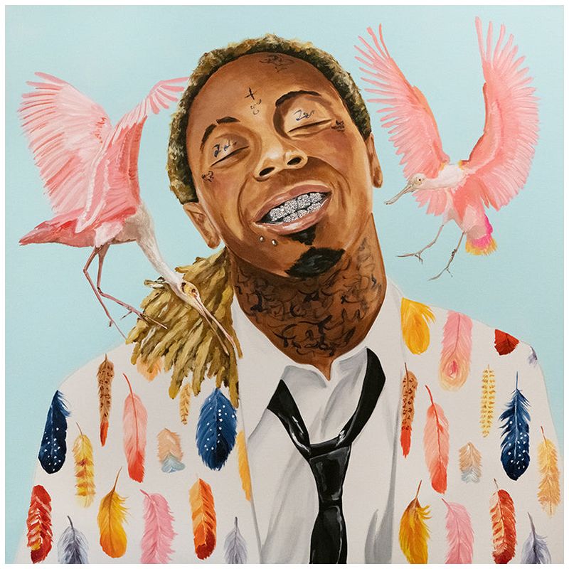  Weezy with Feather Print Jacket and Spoonbills    | Loft Concept 