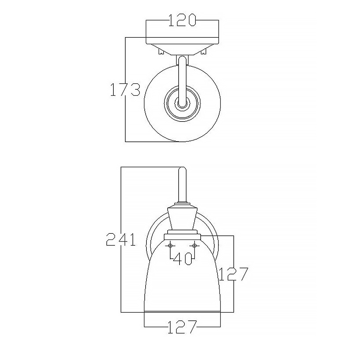 Бра с матовым ребристым плафоном в форме колокола Kichler в Москве