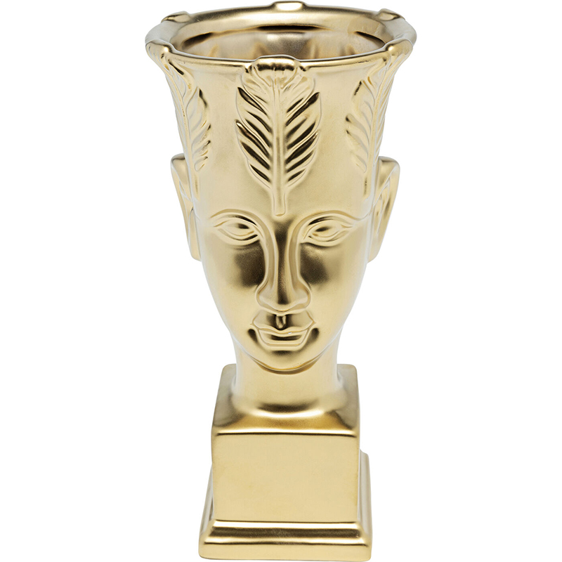 Ваза Golden Face Vase 26 Золотой в Москве | Loft Concept 