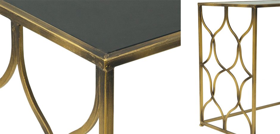 Консоль Golden Broken Rhombuses - Loft-Concept в Москве