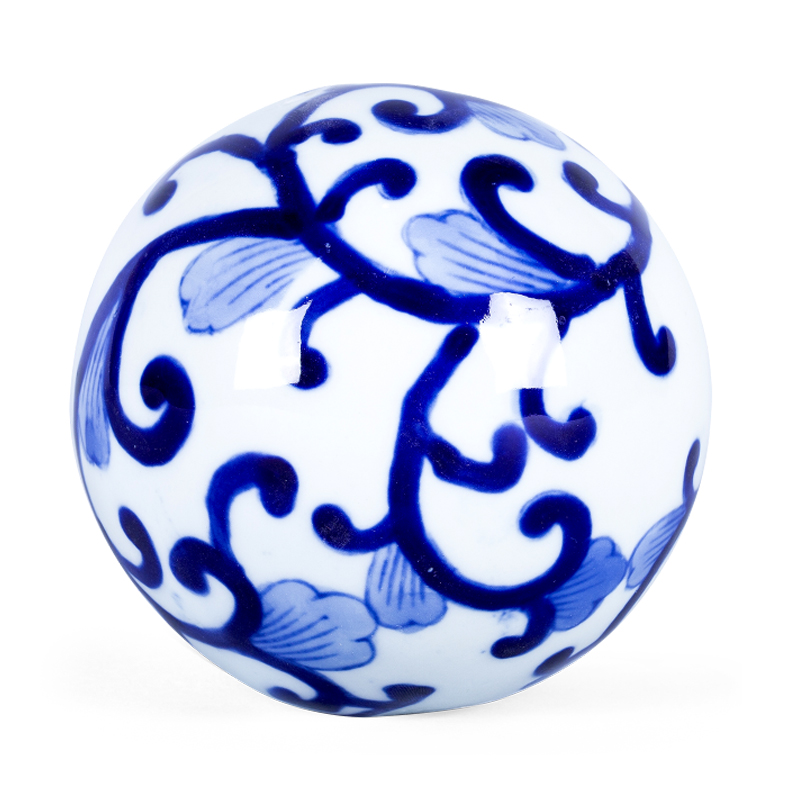  Blue & White Pattern Ball     | Loft Concept 
