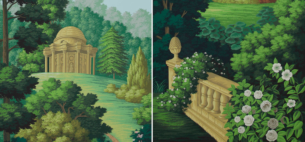 Обои ручная роспись English Landscape Gainsborough on scenic paper - фото