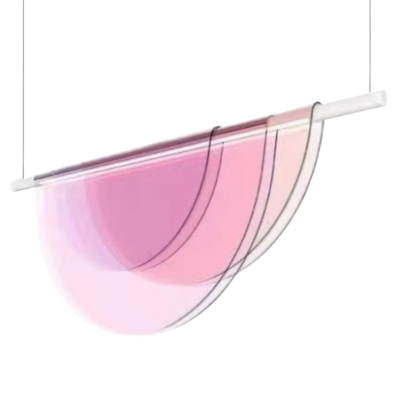 

Светодиодный Дизайнерский светильник DALI Tonin Casa Розовое стекло