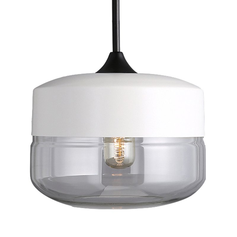   Hanglamp zwart glas White II      | Loft Concept 
