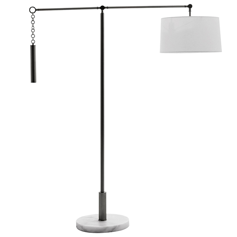  Arteriors NEWARK FLOOR LAMP Black     | Loft Concept 
