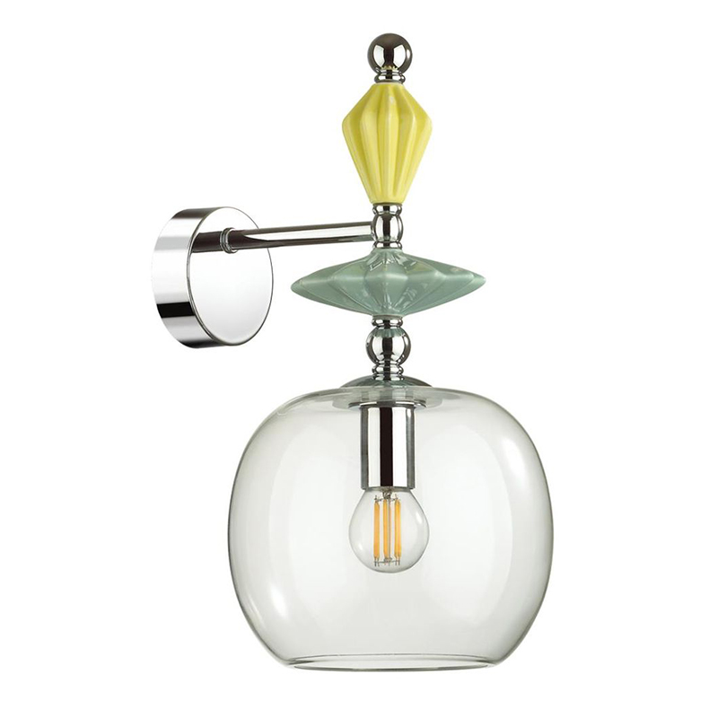  Iris Glas wall lamp A chrome         | Loft Concept 