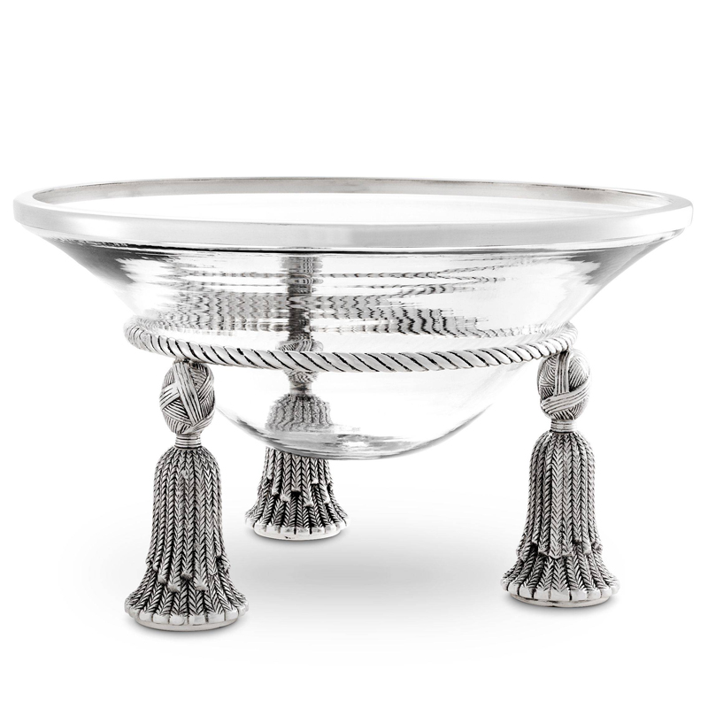

Чаша Eichholtz Bowl Tassel silver