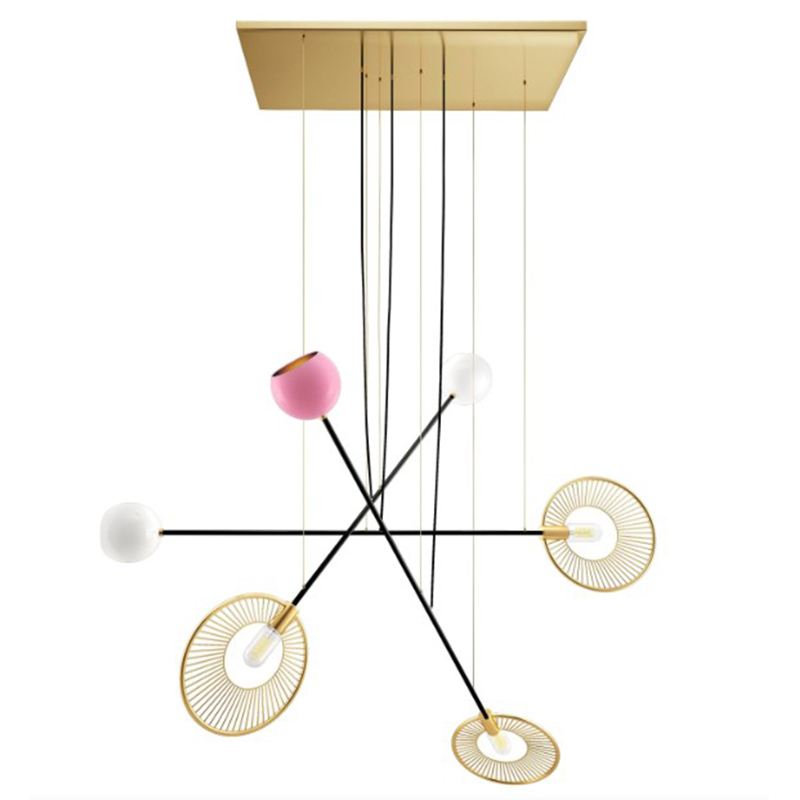   Melrose Suspension Lamp Brass Aluminum Lacquered    | Loft Concept 