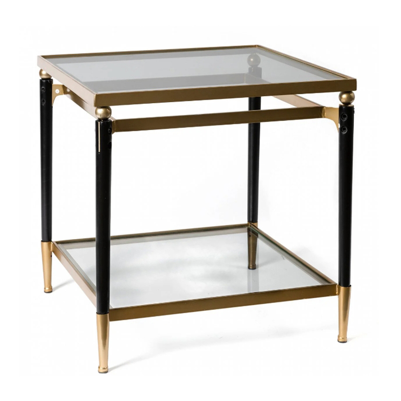   Black & Gold Table two-tier      | Loft Concept 