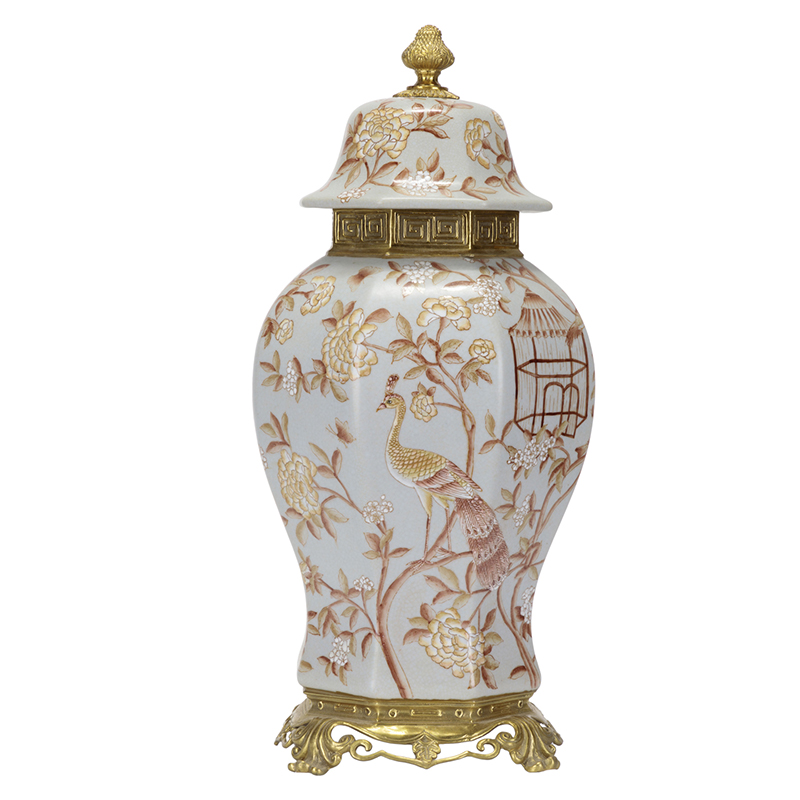  Golden Peacock Vase     | Loft Concept 