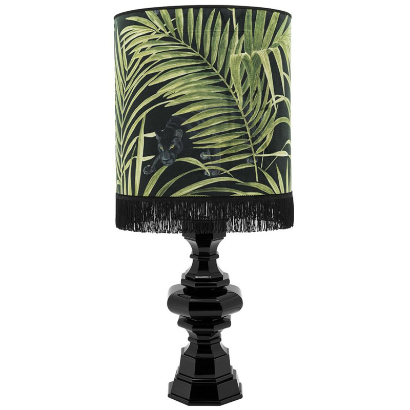   Table Lamp Empire Velvet Black Green     | Loft Concept 