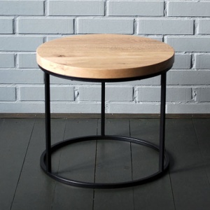 Кофейный стол Aston Industrial Metal Rust Coffee Table