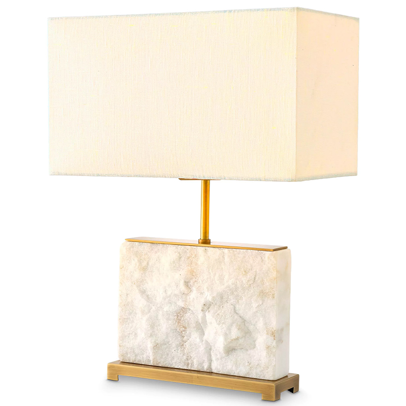   Eichholtz Table Lamp Newton S Marble   Bianco     | Loft Concept 