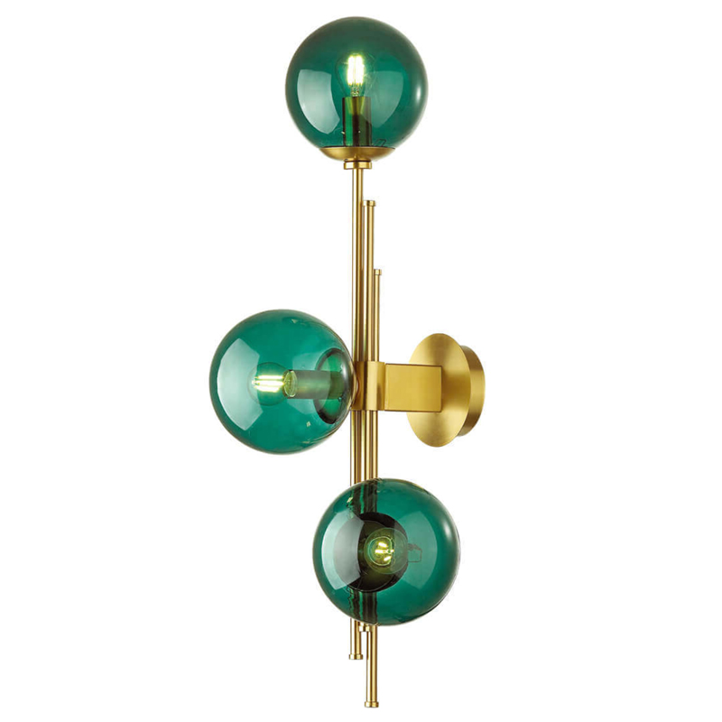  TRILOGY WALL SCONCE Turquoise glass 70    | Loft Concept 