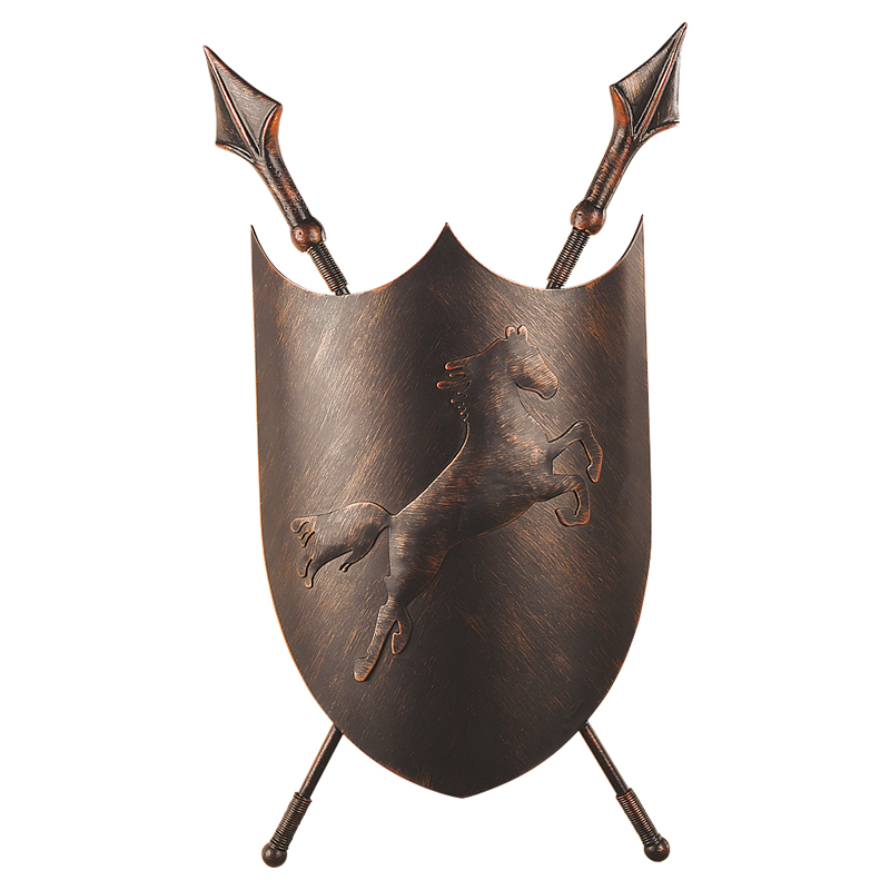  Shield Horse Sconce     | Loft Concept 