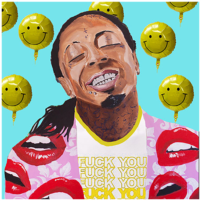  Lil Wayne with Smiling Balloons    | Loft Concept 