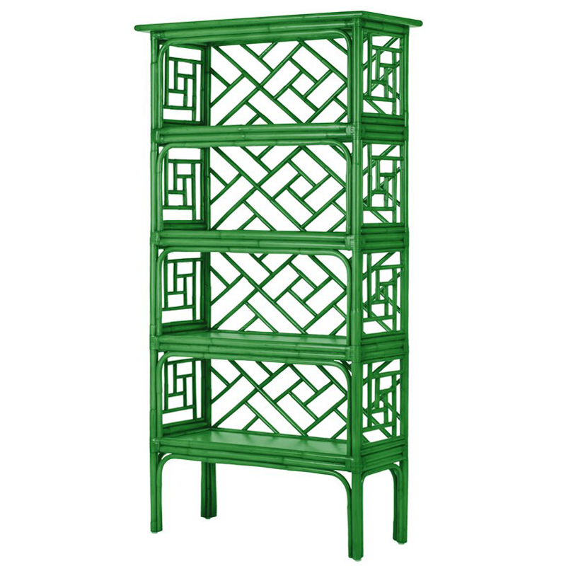   Bamboo Chippendale Etagere Green    | Loft Concept 