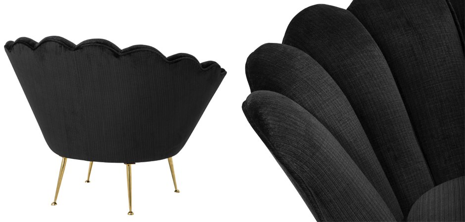 Кресло Eichholtz Chair Trapezium Black - фото