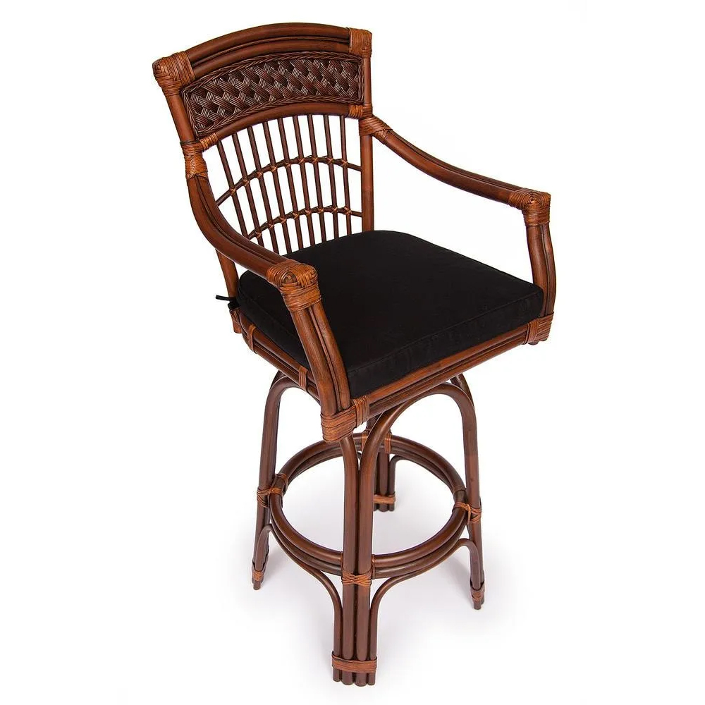 

Барный стул из ротанга Eloise коричневый