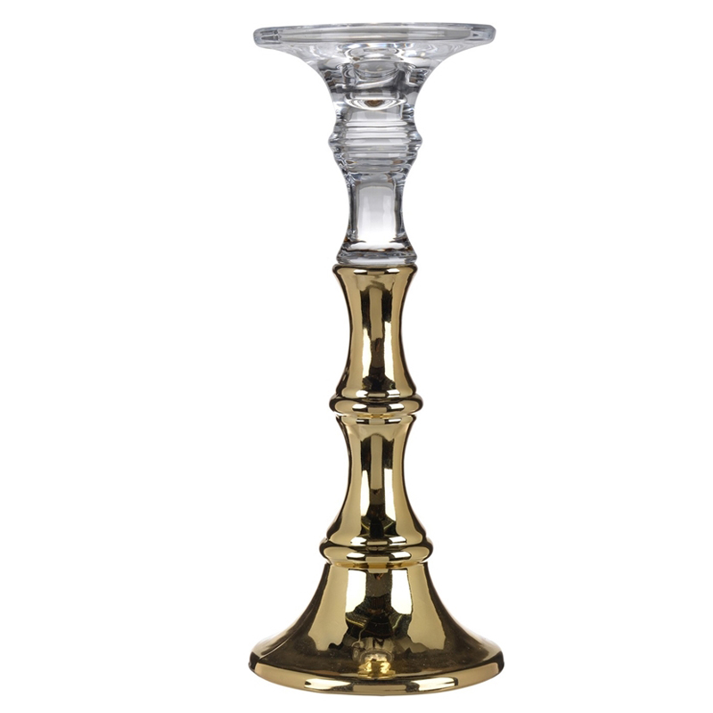 Подсвечник Eugenie Candlestick 30 Глянцевое золото в Москве | Loft Concept 