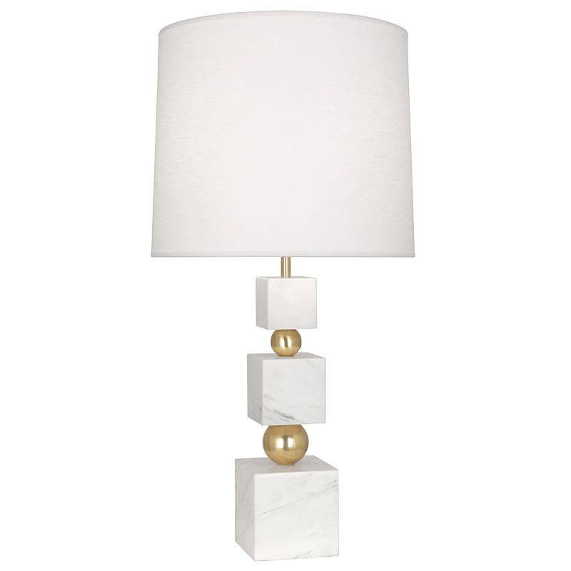  Totem Table Lamp in White Marble    Bianco     | Loft Concept 