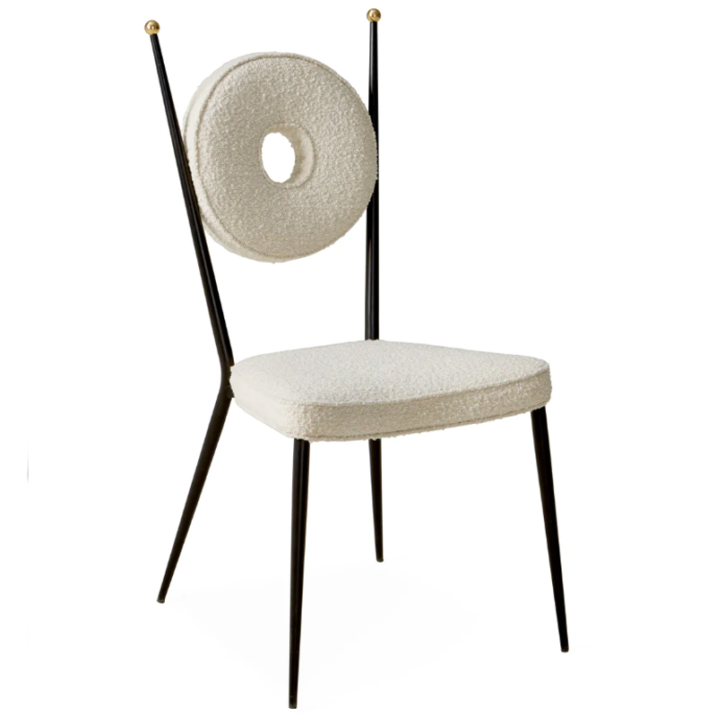  Jonathan Adler Rondo Dining Chair ivory (   )   | Loft Concept 