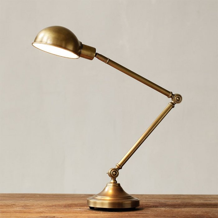   Brass Vintage Loft Table Lamp    | Loft Concept 