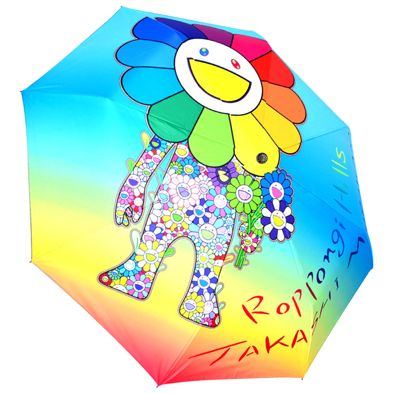 Зонт раскладной TAKASHI MURAKAMI дизайн 003 Мульти цвет