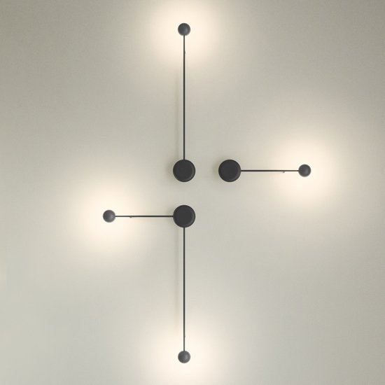  Pin Wall Light black    | Loft Concept 