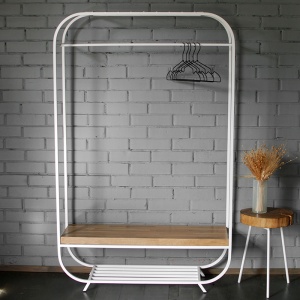 Рейл Lucco Industrial Metal Rust Clothes Rail