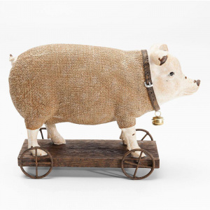 Статуэтка поросенок Brown pig