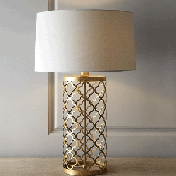   Regina-Andrew Design Quatrefoil Drum Lamp    | Loft Concept 