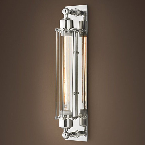  RH Loft Industrial Edison EDISON Cage Polished Nickel    | Loft Concept 
