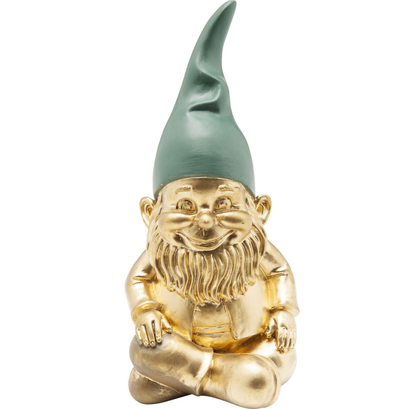  Golden Sitting Gnome    | Loft Concept 