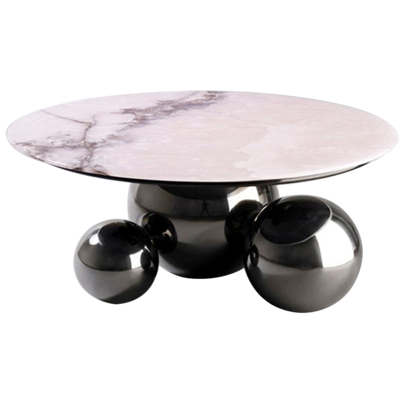   Ball Metal Graphite Coffee Table    Bianco   | Loft Concept 