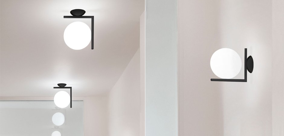 Бра Flos IC Lights C/W Black - Loft-Concept в Москве