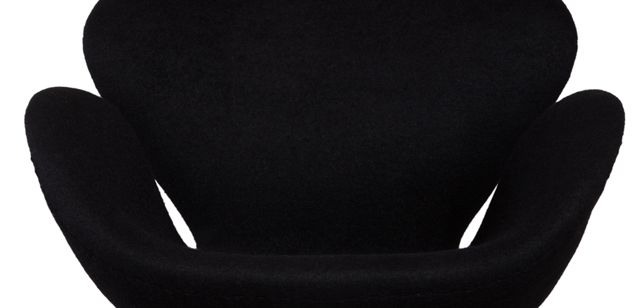 Кресло Swan black - фото