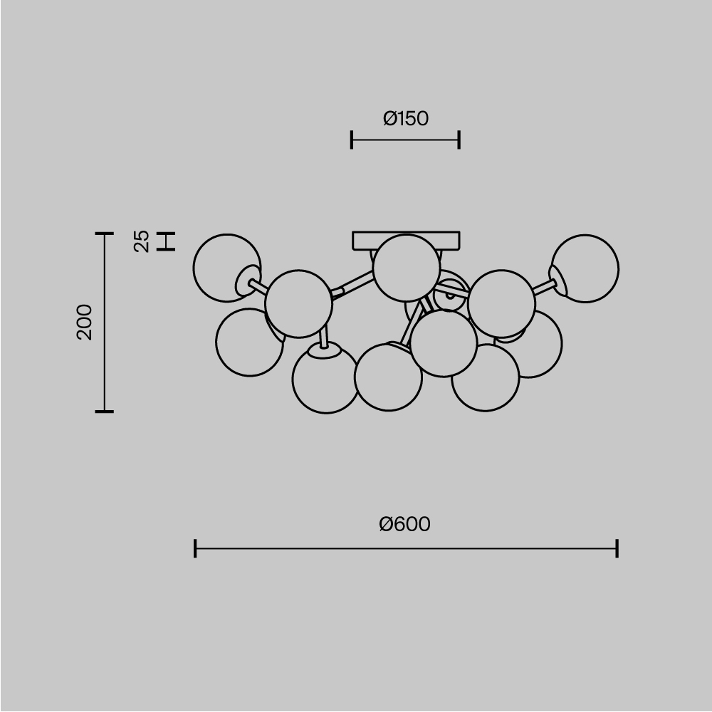 Потолочный светильник Dallas G9 в Москве