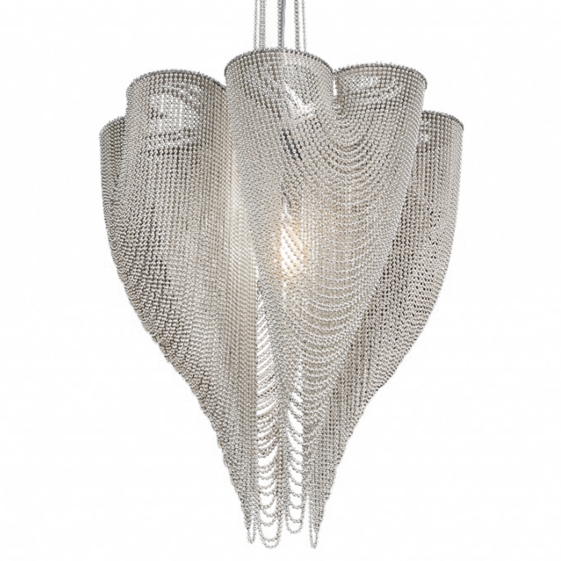 Люстра Willowlamp BabyLove Clover Silver Серебряный в Москве | Loft Concept 