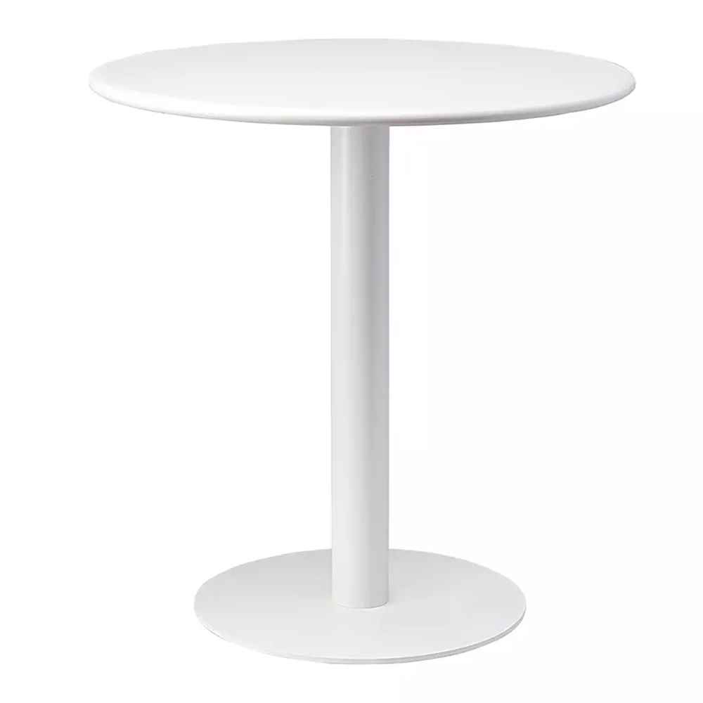 

Обеденный стол белый с круглой столешницей White Laconic Table