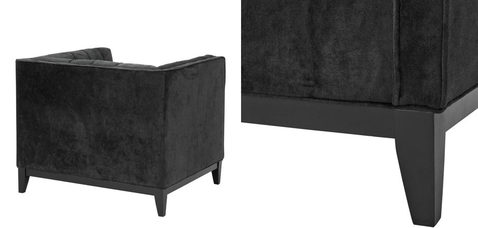 Кресло Eichholtz Chair Aldgate Black Кресло Eichholtz Chair Aldgate Black - Loft-Concept