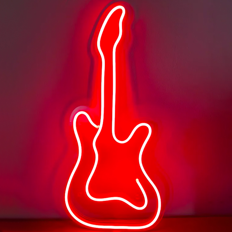    Guitar Neon Wall Lamp     | Loft Concept 